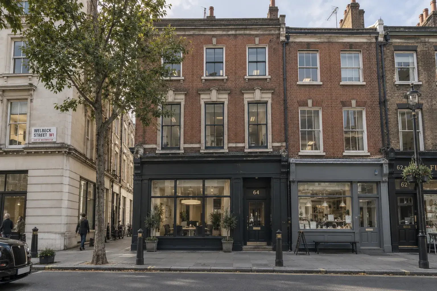 UK high street commercial shopfronts